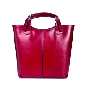 Lisa Minardi Buckle Handle Satchel